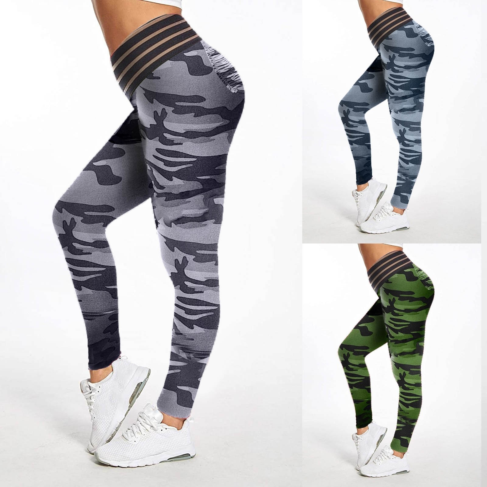 Women’s Trousers Camo Printed Yoga Pants