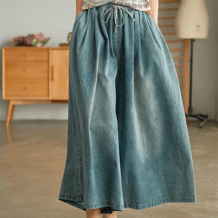 Women’s High Waist Light Color Summer Thin Jeans