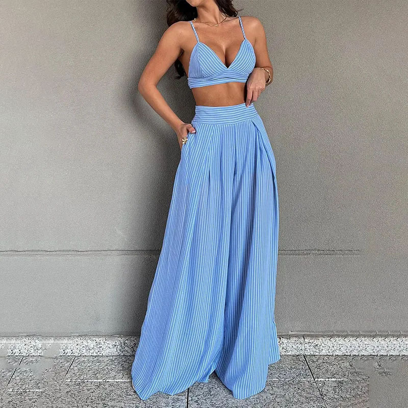 Women’s Fashion Slim Strap Tube Top Suit